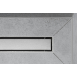 Element zewnętrzny odpływu liniowego 1000 ze stelażem reg. wys. Stal Szlachetna Szczotkowana RainDrain Match HANSGROHE 56041800