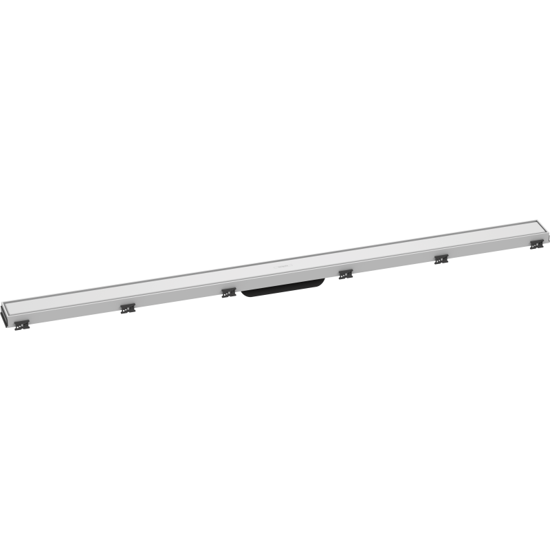 Element zewnętrzny odpływu liniowego 1200 ze stelażem o regulowanej wysokości Biały Matowy RainDrain Match HANSGROHE 56042700