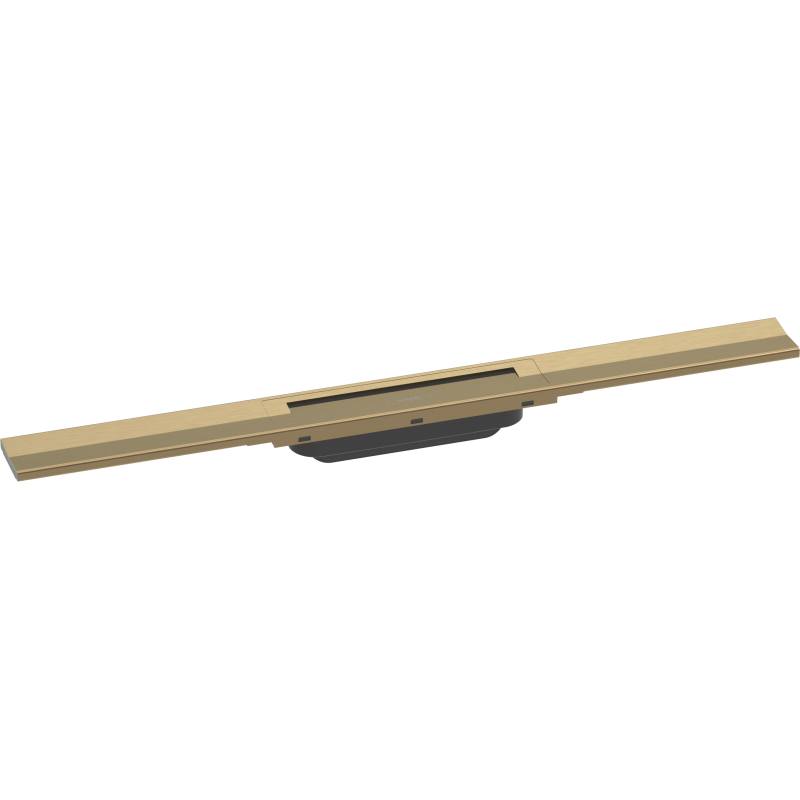 Element zewnętrzny odpływu liniowego 700, montaż odsunięty od ściany Brąz Szczotkowany RainDrain Flex HANSGROHE 56043140