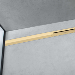 Element zewnętrzny odpływu liniowego 700, montaż odsunięty od ściany Złoty Optyczny Polerowany RainDrain Flex HANSGROHE 56043990