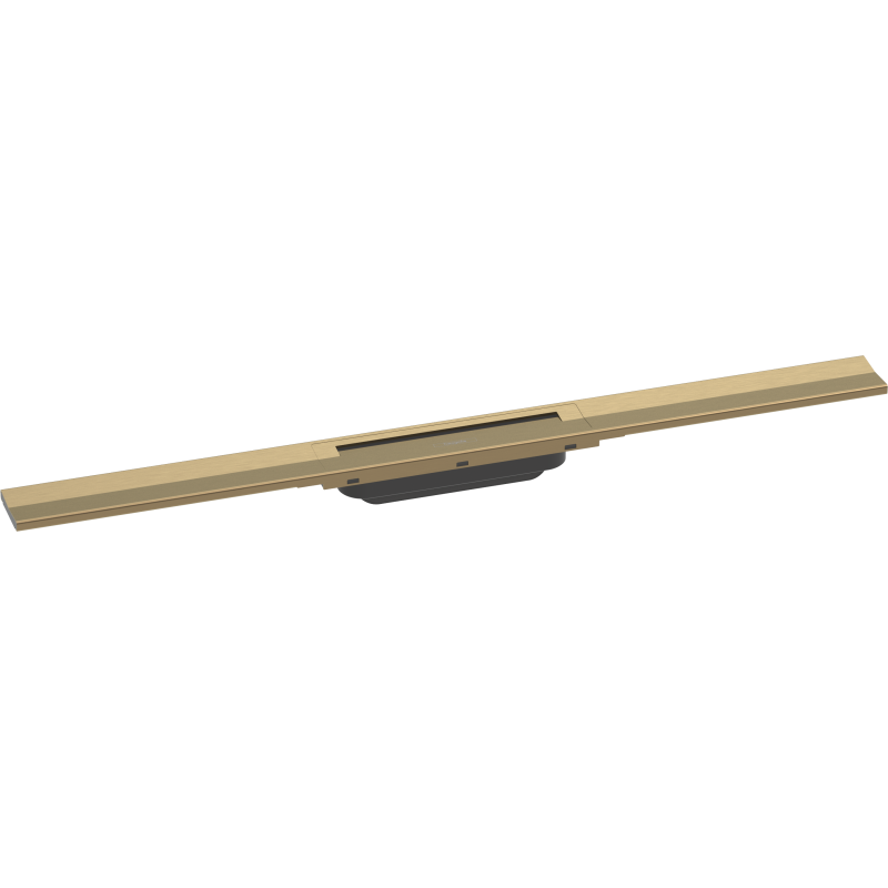 Element zewnętrzny odpływu liniowego 800, montaż odsunięty od ściany Brąz Szczotkowany RainDrain Flex HANSGROHE 56044140
