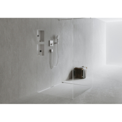 Element zewnętrzny odpływu liniowego 800, montaż odsunięty od ściany Biały Matowy RainDrain Flex HANSGROHE 56044700