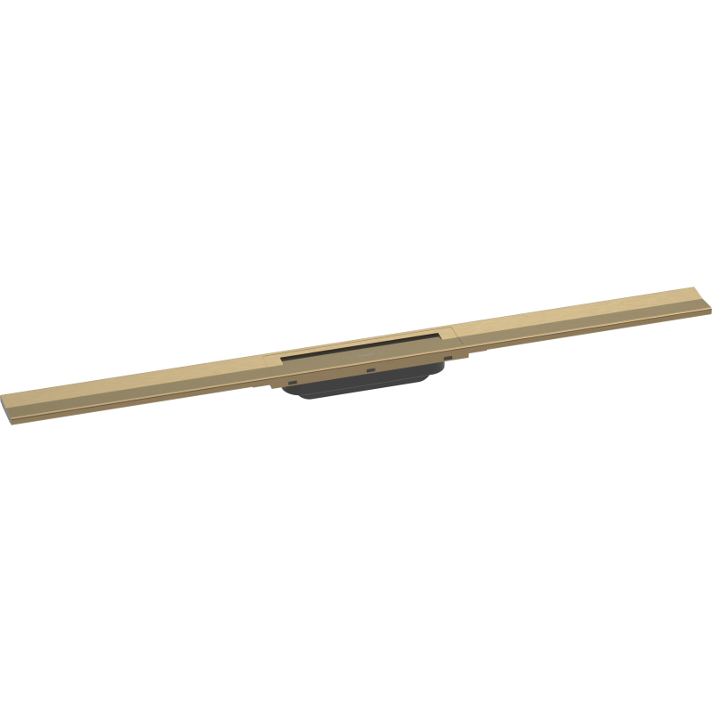 Element zewnętrzny odpływu liniowego 900, montaż odsunięty od ściany Brąz Szczotkowany RainDrain Flex HANSGROHE 56045140
