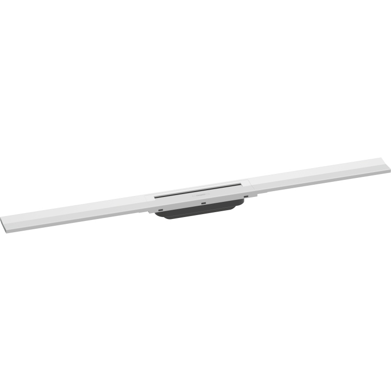 Element zewnętrzny odpływu liniowego 900, montaż odsunięty od ściany Biały Matowy RainDrain Flex HANSGROHE 56045700