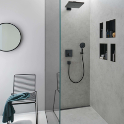 Element zewnętrzny odpływu liniowego 1000, montaż odsunięty od ściany Czarny Matowy RainDrain Flex HANSGROHE 56046670