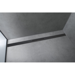 Element zewnętrzny odpływu liniowego 1000, montaż odsunięty od ściany Czarny Matowy RainDrain Flex HANSGROHE 56046670