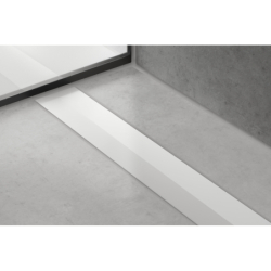 Element zewnętrzny odpływu liniowego 1000, montaż odsunięty od ściany Biały Matowy RainDrain Flex HANSGROHE 56046700