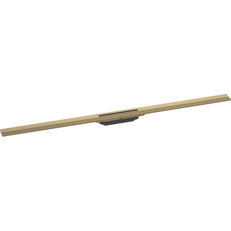 Element zewnętrzny odpływu liniowego 1200, montaż odsunięty od ściany Brąz Szczotkowany RainDrain Flex HANSGROHE 56047140