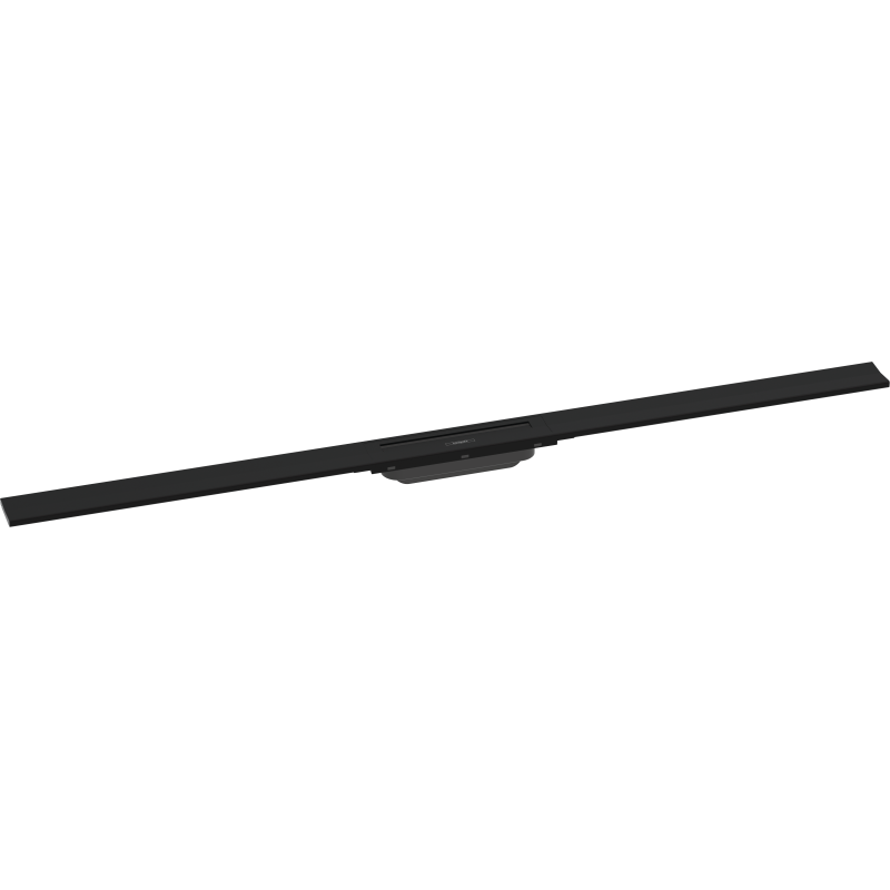 Element zewnętrzny odpływu liniowego 1200, montaż odsunięty od ściany Czarny Matowy RainDrain Flex HANSGROHE 56047670