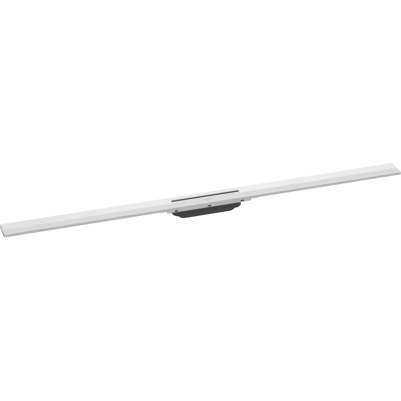 Element zewnętrzny odpływu liniowego 1200, montaż odsunięty od ściany Biały Matowy RainDrain Flex HANSGROHE 56047700