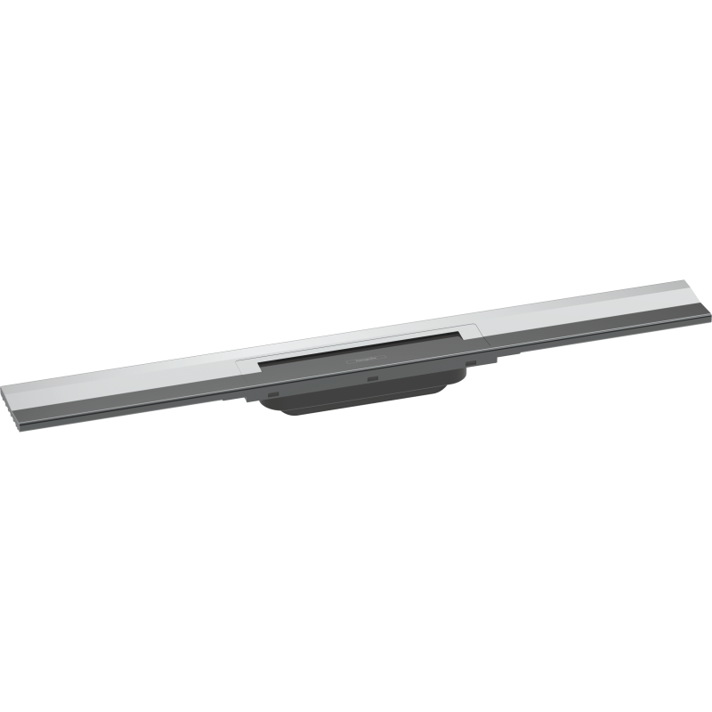 Element zewnętrzny odpływu liniowego 700 z możliwością przycięcia, montaż przyścienny Chrom RainDrain Flex HANSGROHE 56050000