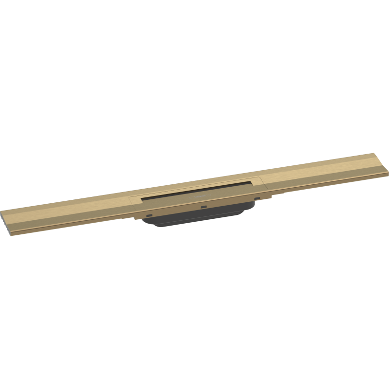 Element zewnętrzny odpływu liniowego 700, montaż przyścienny Brąz Szczotkowany RainDrain Flex HANSGROHE 56050140