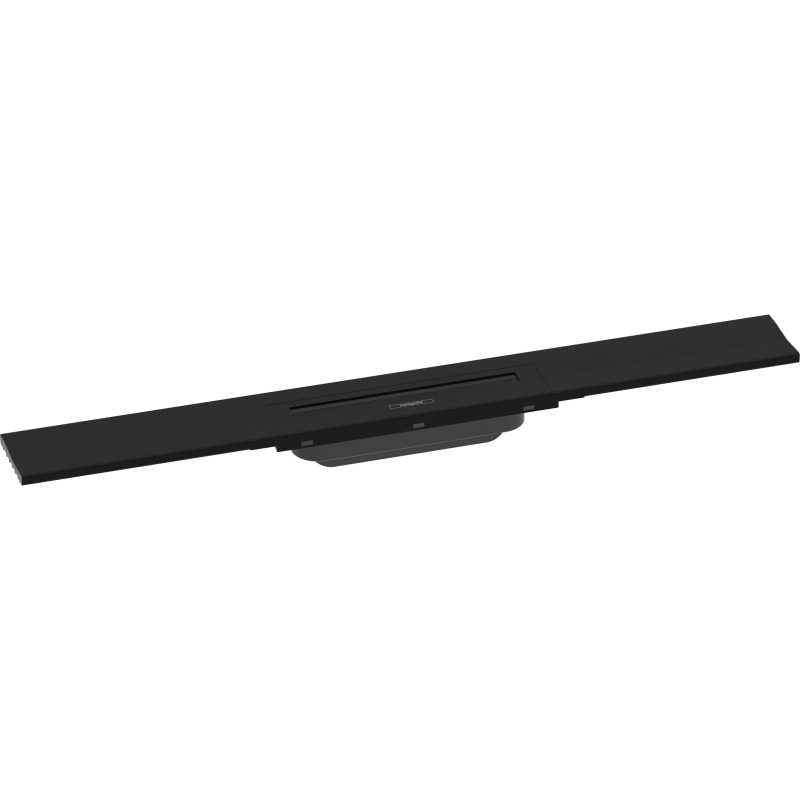 Element zewnętrzny odpływu liniowego 700, montaż przyścienny Czarny Matowy RainDrain Flex HANSGROHE 56050670