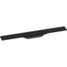 Element zewnętrzny odpływu liniowego 700, montaż przyścienny Czarny Matowy RainDrain Flex HANSGROHE 56050670