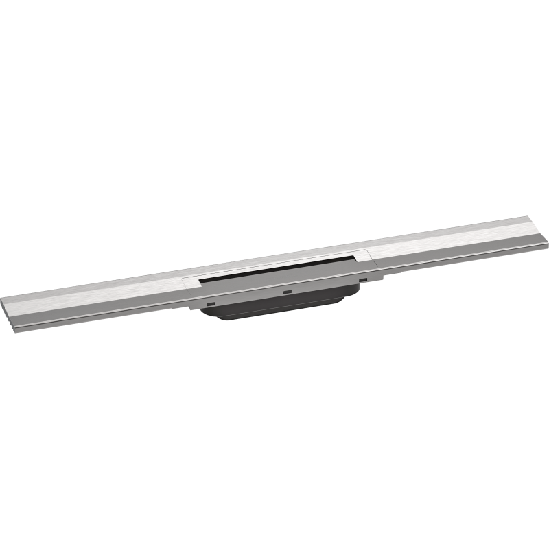 Element zewnętrzny odpływu liniowego 700, montaż przyścienny Stal Szlachetna Szczotkowana RainDrain Flex HANSGROHE 56050800