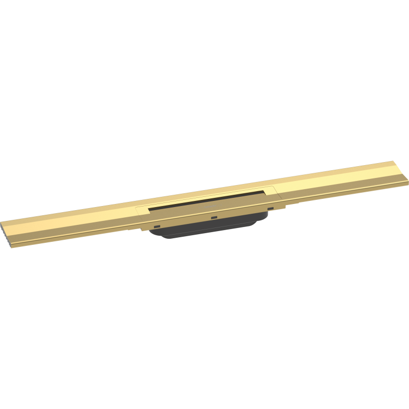 Element zewnętrzny odpływu liniowego 700, montaż przyścienny Złoty Optyczny Polerowany RainDrain Flex HANSGROHE 56050990