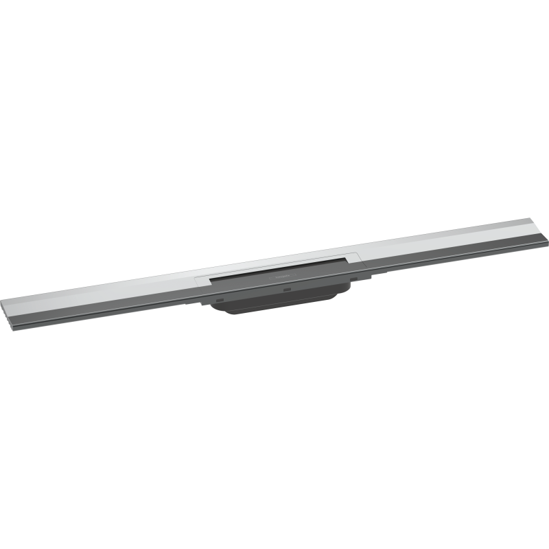 Element zewnętrzny odpływu liniowego 800 z możliwością przycięcia, montaż przyścienny Chrom RainDrain Flex HANSGROHE 56051000