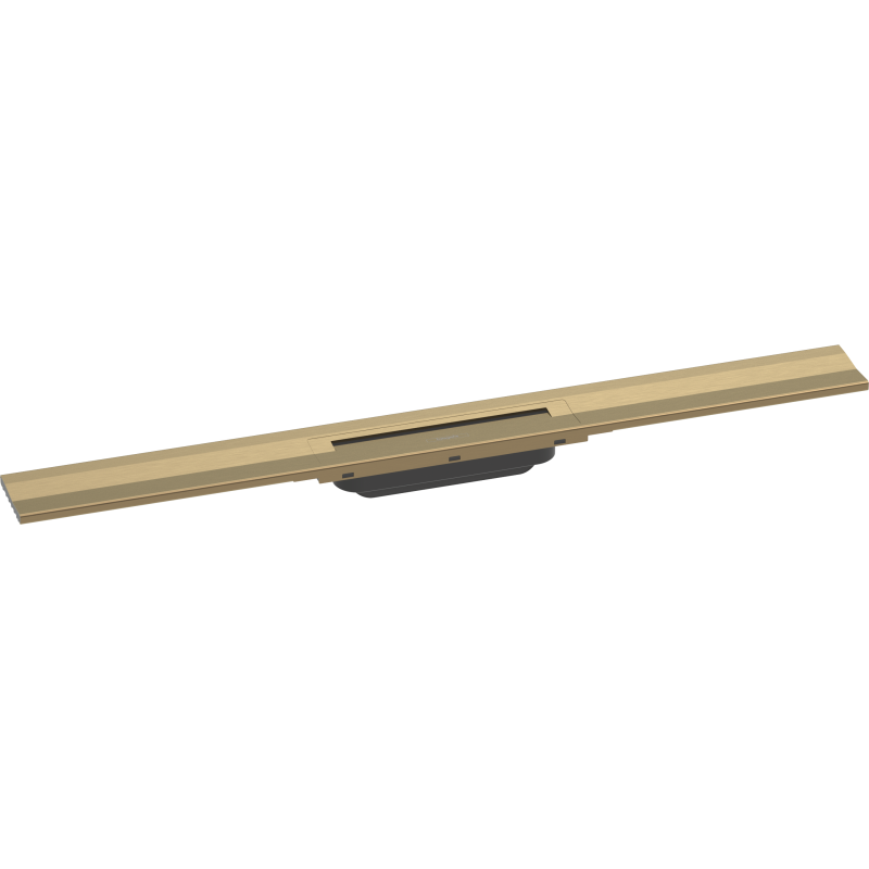 Element zewnętrzny odpływu liniowego 800, montaż przyścienny Brąz Szczotkowany RainDrain Flex HANSGROHE 56051140
