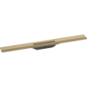 Element zewnętrzny odpływu liniowego 800, montaż przyścienny Brąz Szczotkowany RainDrain Flex HANSGROHE 56051140