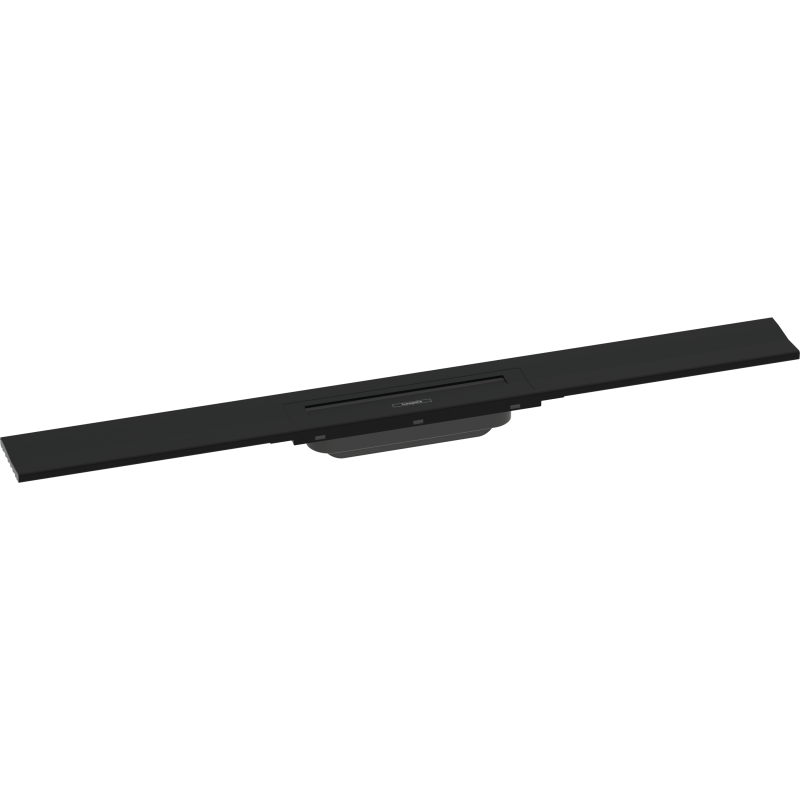 Element zewnętrzny odpływu liniowego 800, montaż przyścienny Czarny Matowy RainDrain Flex HANSGROHE 56051670