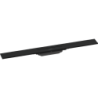Element zewnętrzny odpływu liniowego 800, montaż przyścienny Czarny Matowy RainDrain Flex HANSGROHE 56051670