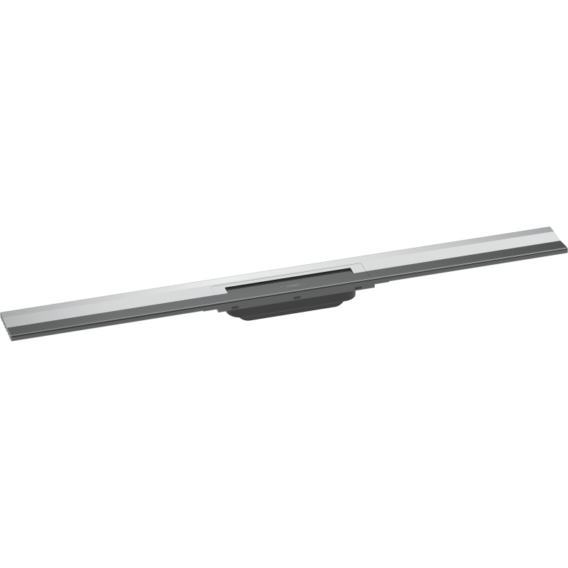 Element zewnętrzny odpływu liniowego 900 z możliwością przycięcia, montaż przyścienny Chrom RainDrain Flex HANSGROHE 56052000