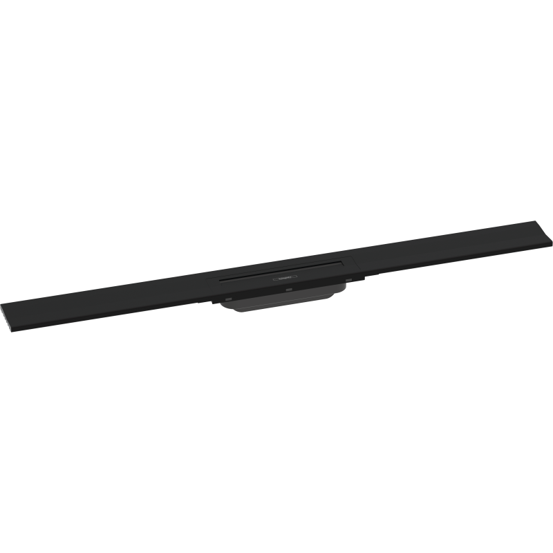 Element zewnętrzny odpływu liniowego 900, montaż przyścienny Czarny Matowy RainDrain Flex HANSGROHE 56052670