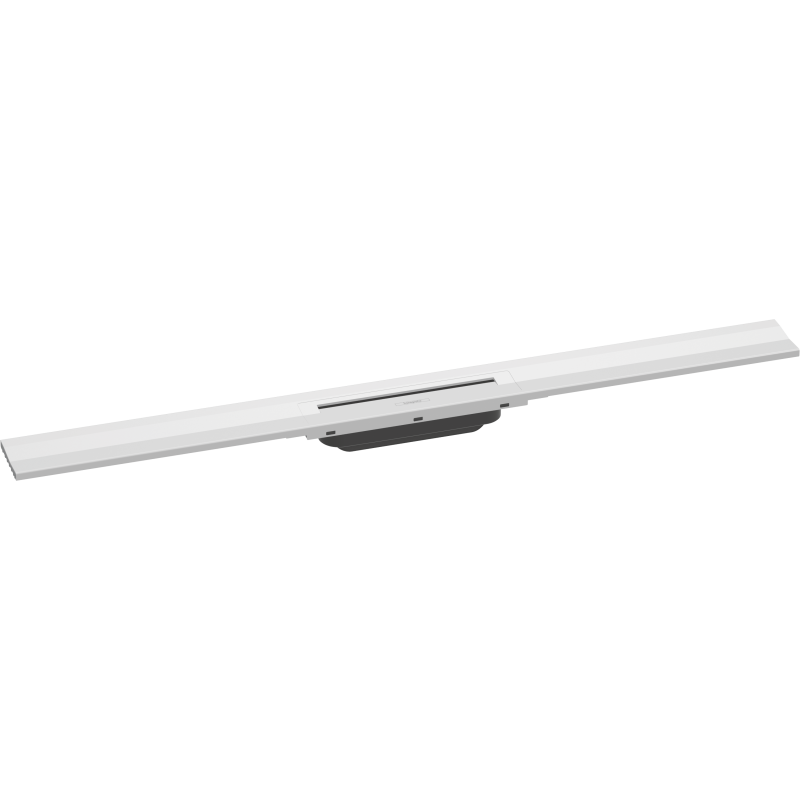Element zewnętrzny odpływu liniowego 900, montaż przyścienny Biały Matowy RainDrain Flex HANSGROHE 56052700