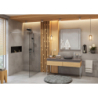 Element zewnętrzny odpływu liniowego 1000 z możliwością przycięcia, montaż przyścienny Chrom RainDrain Flex HANSGROHE 56053000