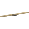Element zewnętrzny odpływu liniowego 1000, montaż przyścienny Brąz Szczotkowany RainDrain Flex HANSGROHE 56053140