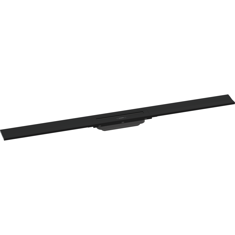 Element zewnętrzny odpływu liniowego 1000, montaż przyścienny Czarny Matowy RainDrain Flex HANSGROHE 56053670