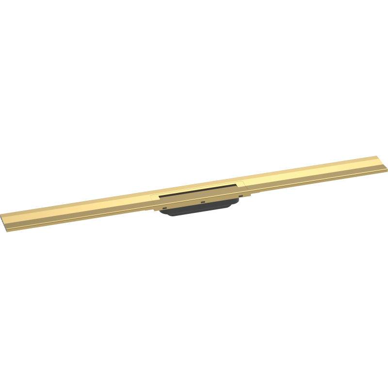 Element zewnętrzny odpływu liniowego 1000, montaż przyścienny Złoty Optyczny Polerowany RainDrain Flex HANSGROHE 56053990