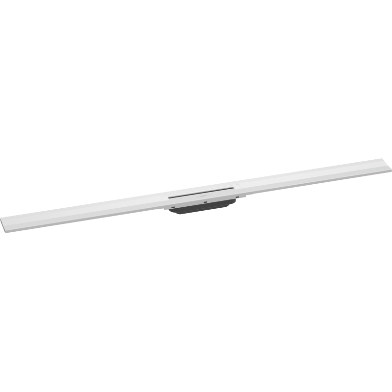 Element zewnętrzny odpływu liniowego 1200, montaż przyścienny Biały Matowy RainDrain Flex HANSGROHE 56054700