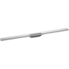 Element zewnętrzny odpływu liniowego 1200, montaż przyścienny Stal Szlachetna Szczotkowana RainDrain Flex HANSGROHE 56054800