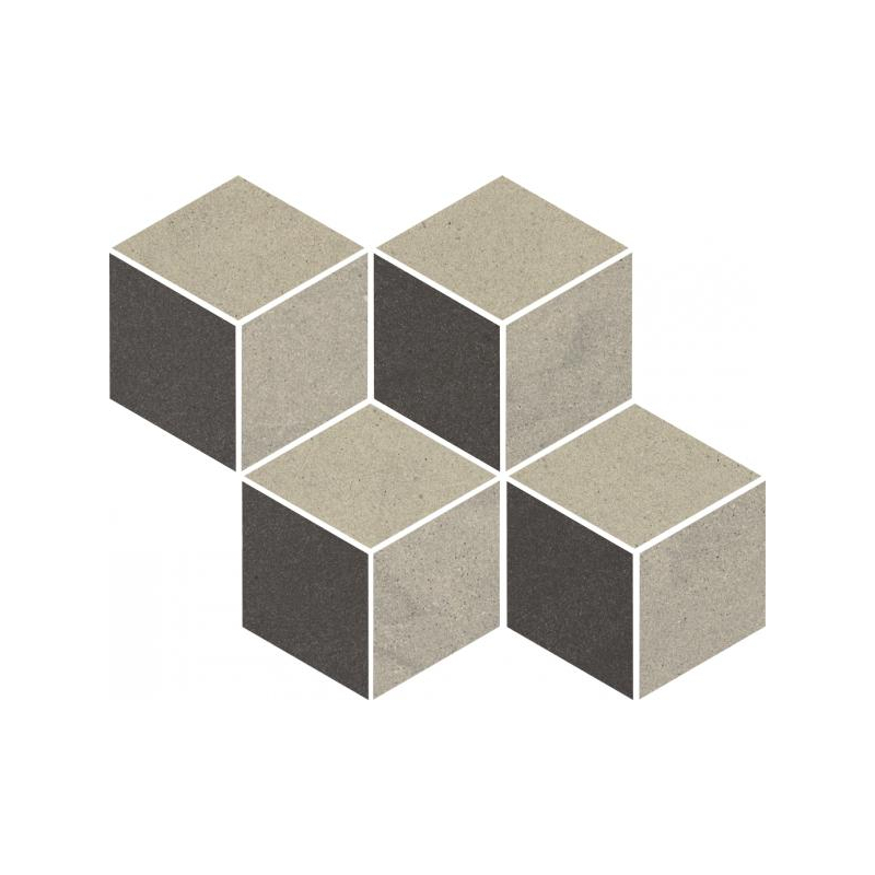 ROCKSTONE ANTRACITE MOZAIKA CIETA MIX 20,4X23,8 GAT.1 (P.50327)