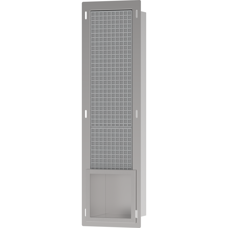 Wnęka ścienna na zapas 6 rolek papieru toaletowego Stal Szlachetna Szczotkowana XtraStoris Original HANSGROHE 56058800