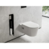 Wnęka ścienna z półką, pojemnikiem na szczotkę toaletową i drzwiczkami Czarny mat XtraStoris Rock HANSGROHE 56060670