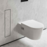 Wnęka ścienna z półką, pojemnikiem na szczotkę toaletową i drzwiczkami Czarny mat XtraStoris Rock HANSGROHE 56060670