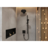 Wnęka ścienna z ozdobną ramką 300/900/100 Czarny Matowy XtraStoris Original HANSGROHE 56067670