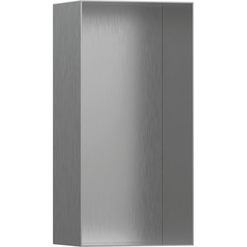 Wnęka ścienna bez ozdobnej ramki 300/150/100 Stal Szlachetna Szczotkowana XtraStoris Minimalistic HANSGROHE 56070800