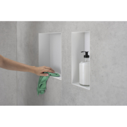 Wnęka ścienna bez ozdobnej ramki 300/300/100 Biały Matowy XtraStoris Minimalistic HANSGROHE 56073700