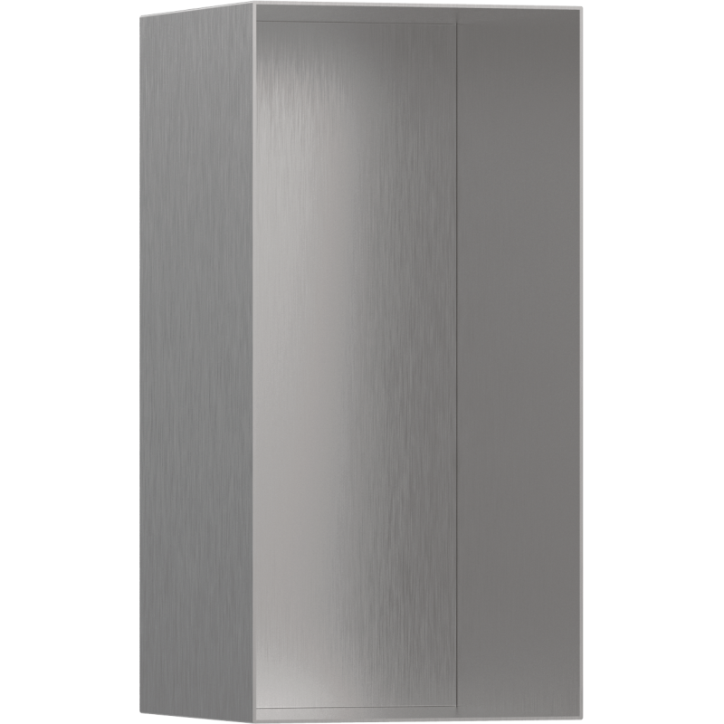 Wnęka ścienna bez ozdobnej ramki 300/150/140 Stal Szlachetna Szczotkowana XtraStoris Minimalistic HANSGROHE 56076800