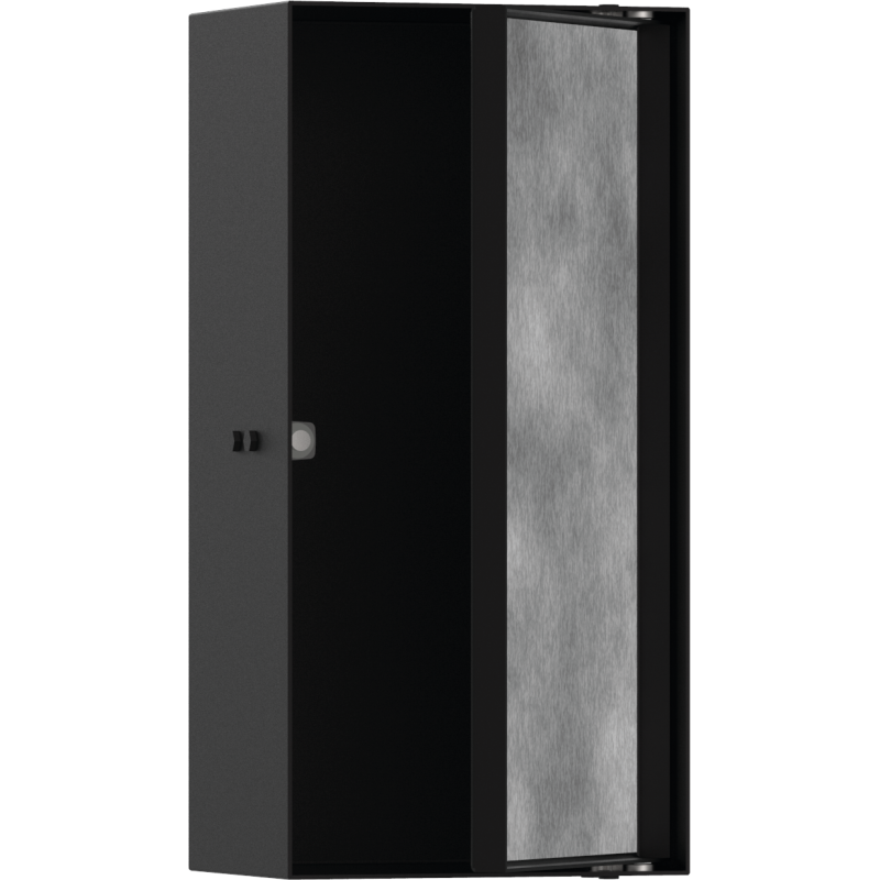 Wnęka ścienna z drzwiczkami do wyłożenia płytkami 300/150/100 Czarny Matowy XtraStoris Rock HANSGROHE 56082670