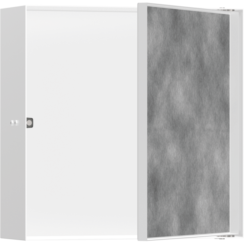 Wnęka ścienna z drzwiczkami do wyłożenia płytkami 300/300/100 Biały Matowy XtraStoris Rock HANSGROHE 56085700