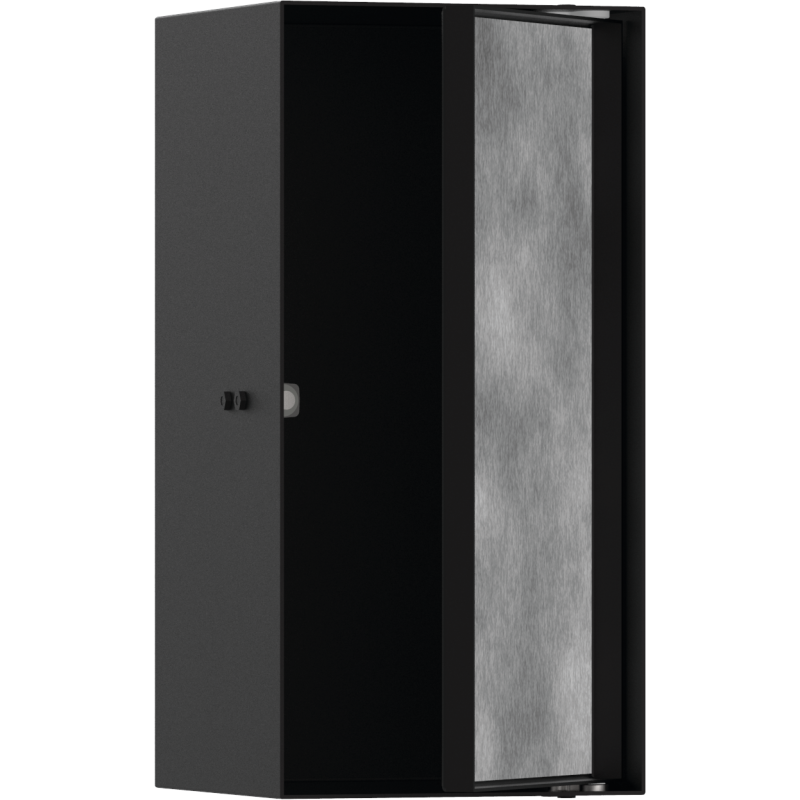 Wnęka ścienna z drzwiczkami do wyłożenia płytkami 300/150/140 Czarny Matowy XtraStoris Rock HANSGROHE 56088670