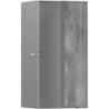 Wnęka ścienna z drzwiczkami do wyłożenia płytkami 300/150/140 Stal Szlachetna Szczotkowana XtraStoris Rock HANSGROHE 56088800
