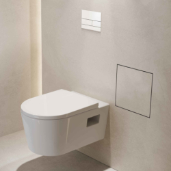 Wnęka ścienna z koszem na śmieci i drzwiczkami do wyłożenia płytkami 300/300/100 Biały Matowy XtraStoris Rock HANSGROHE 56089700