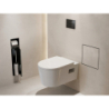 Wnęka ścienna z koszem na śmieci i drzwiczkami do wyłożenia płytkami 300/300/140 Czarny mat XtraStoris Rock HANSGROHE 56090670