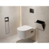 Wnęka ścienna z koszem na śmieci i drzwiczkami do wyłożenia płytkami 300/300/140 Czarny mat XtraStoris Rock HANSGROHE 56090670