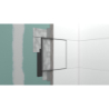 Wnęka ścienna z koszem na śmieci i drzwiczkami do wyłożenia płytkami 300/300/140 Czarny mat XtraStoris Rock HANSGROHE 56090670